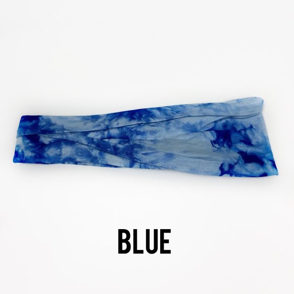 NEW Boho Yoga Running Workout Tie Dye Headband - Picture 9 of 13